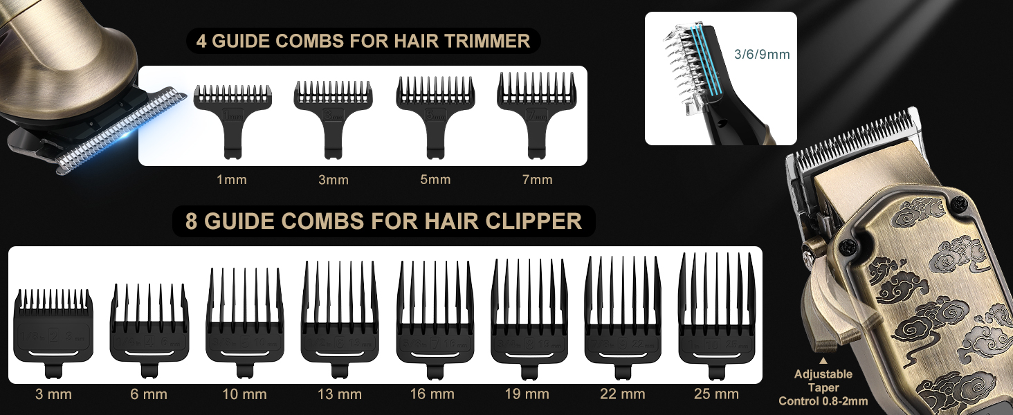 various length of haircutting