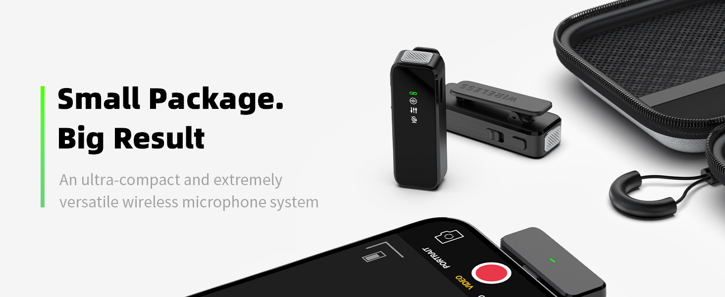 Patented Wireless Lavalier Microphone