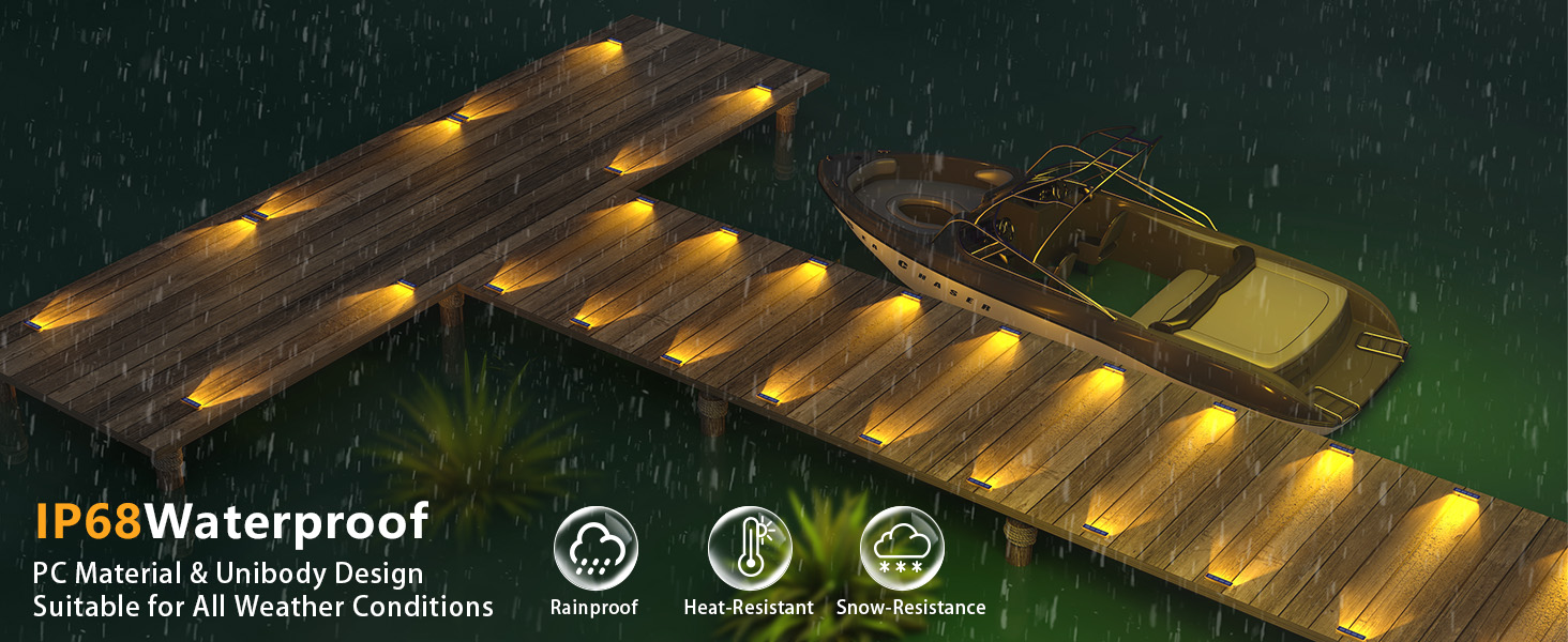 solar dock lights