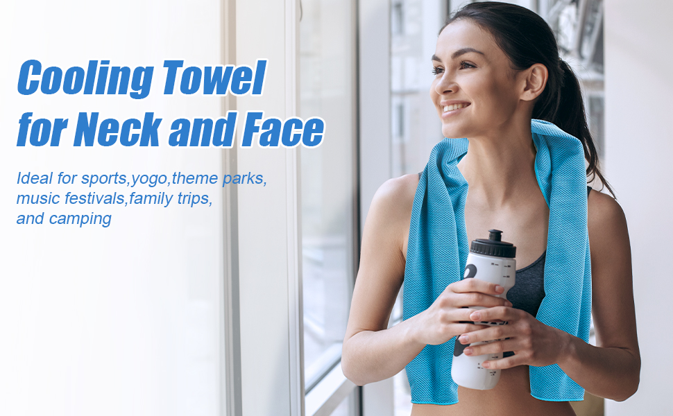 cooling towel for neck and face