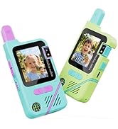 Contixo TK1 Kids Video Walkie Talkie – 2.0" IPS Screen, 1000mAh Battery, Video Intercom, Voice Ch...