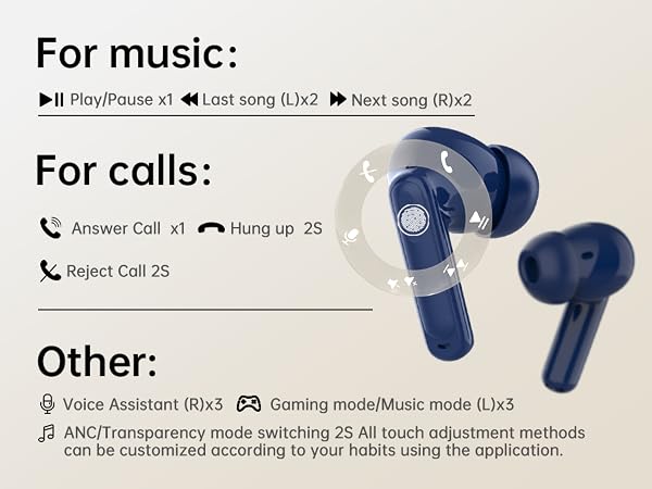 bluetooth earbuds