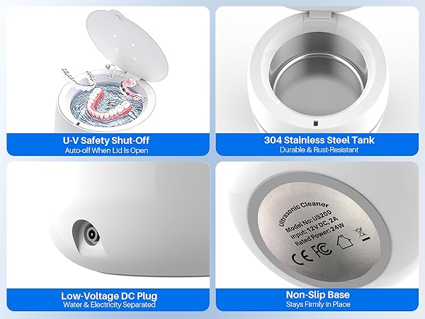 Voraiya Ultrasonic Retainer Cleaner Machine