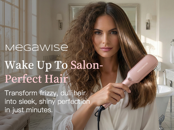 hair straightener brush