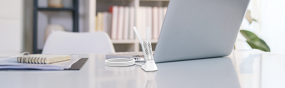 Adjustable Antennas Better Reception Dual 180° detachable USB cradle extension cable