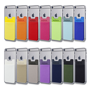 detachable adhesive black phone apple magsafe wallet stick on for women men vegan adjustable 