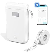 Label Makers, Label Maker Machine with Tape, Portable Bluetooth Label Printer with Little Space, ...