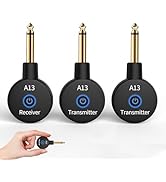 A13 Wireless Microphone Transmitters Receivers, Microphones Guitar System, 2.4GHz Guitar Accessor...