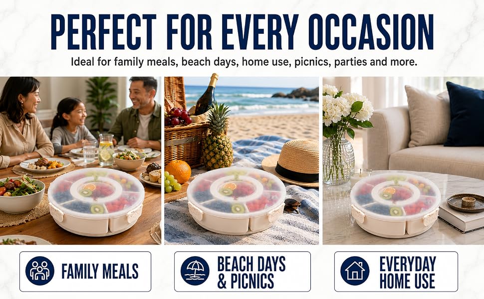 DIVIDED SERVING TRAY
