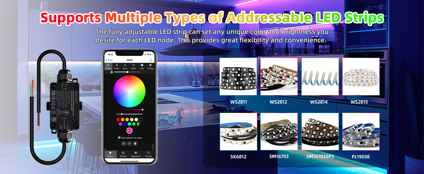 Waterproof ESP32 WLED Controller