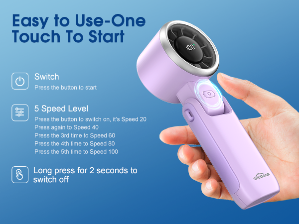 portable fan rechargeable