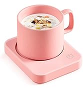 VOBAGA Coffee Mug Warmer, Electric Coffee Warmer for Desk with Auto Shut Off, 3 Temperature Setti...