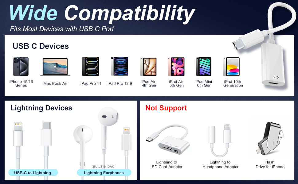 lightning to usb c adapter data lightning to usb c adapter for ipad pro