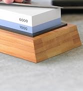 Sharp Pebble Premium Whetstone Knife Sharpening Stone 2 Side Grit 1000/6000 Waterstone