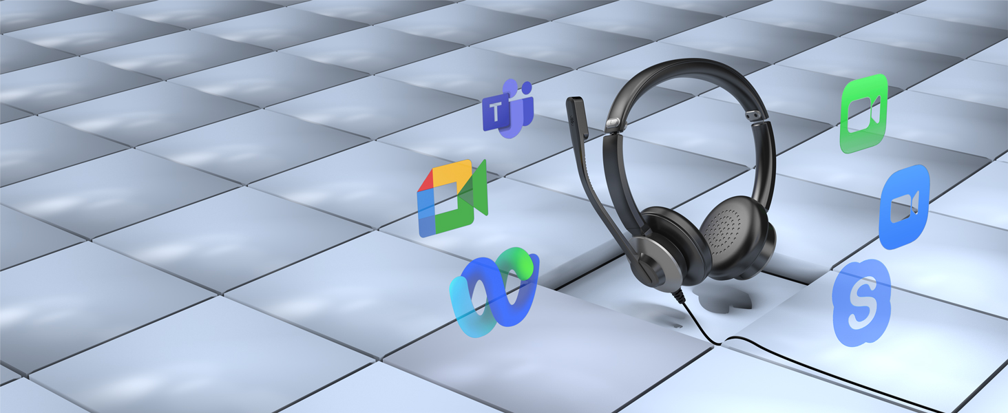 headset with microphone for pc