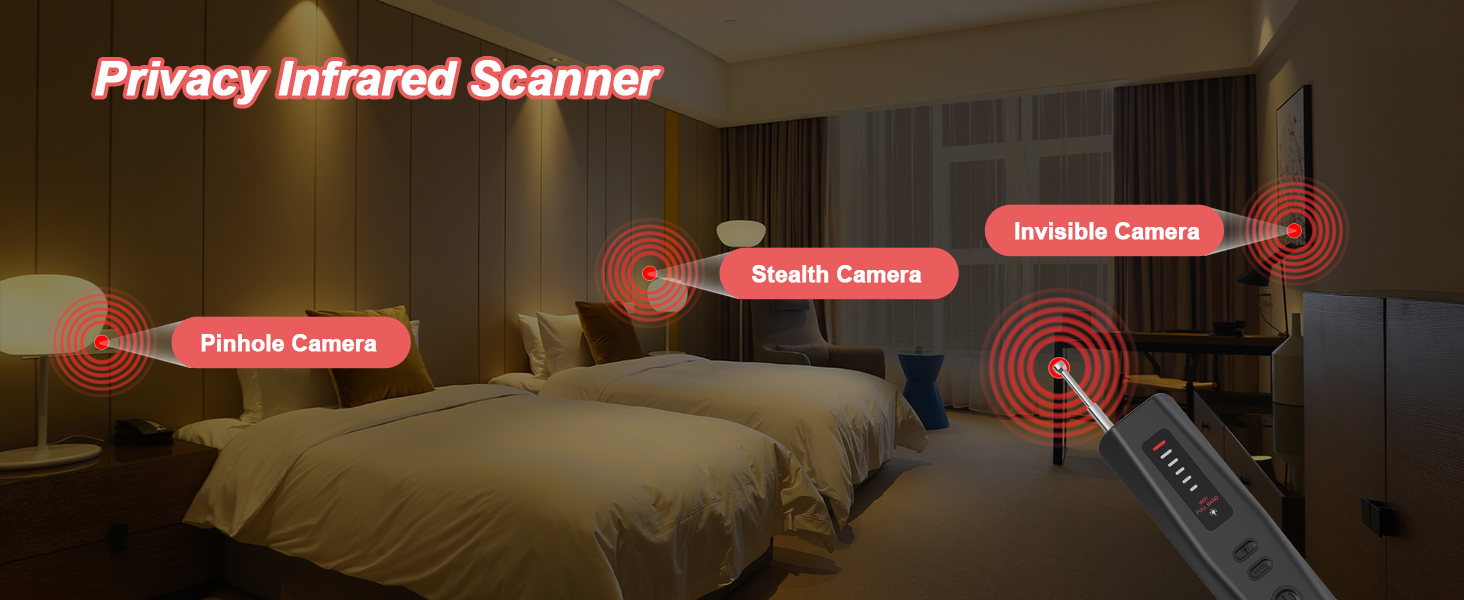 detector de camaras y microfonos ocultos prepared hero hidden camera detector rf detector