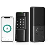 IRONZON Smart Deadbolt Lock, Keyless Entry Door Lock, 5 in 1 Smart Door Locks for Front Door, Fin...
