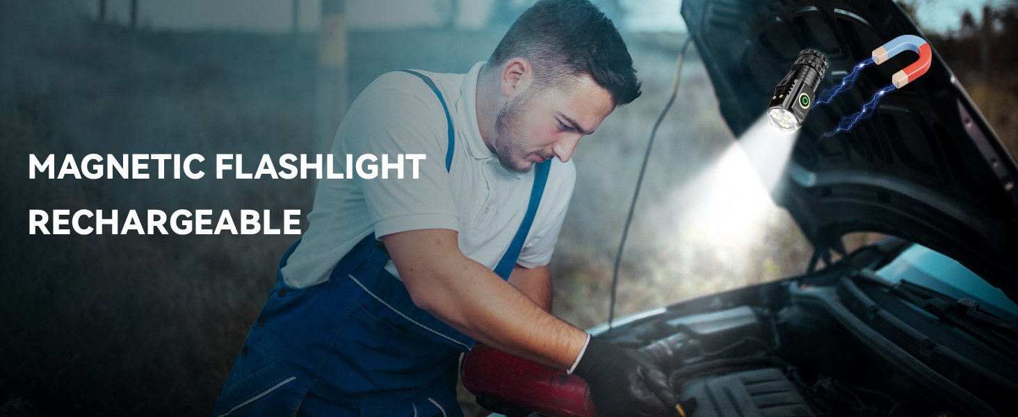 magnetic flashlight,magnetic flashlight rechargeable,mini flashlight with magnetic