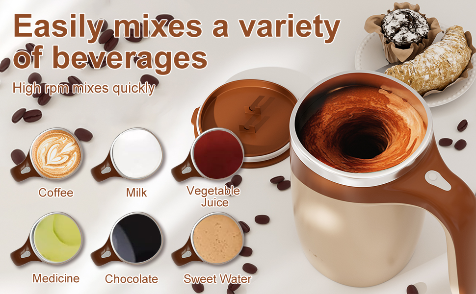 Automatic Stirring Coffee Mug