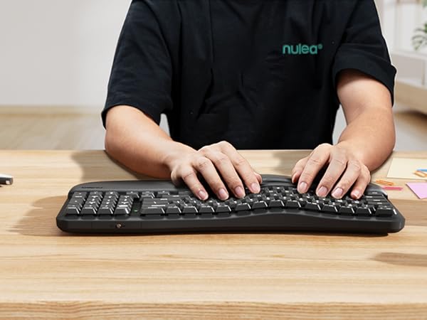 ergonomic wireless keyboard