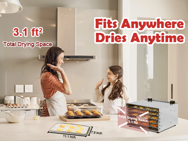 3.1&amp;#34; Total Drying Space.Fits Anywhere,Dries Anytime