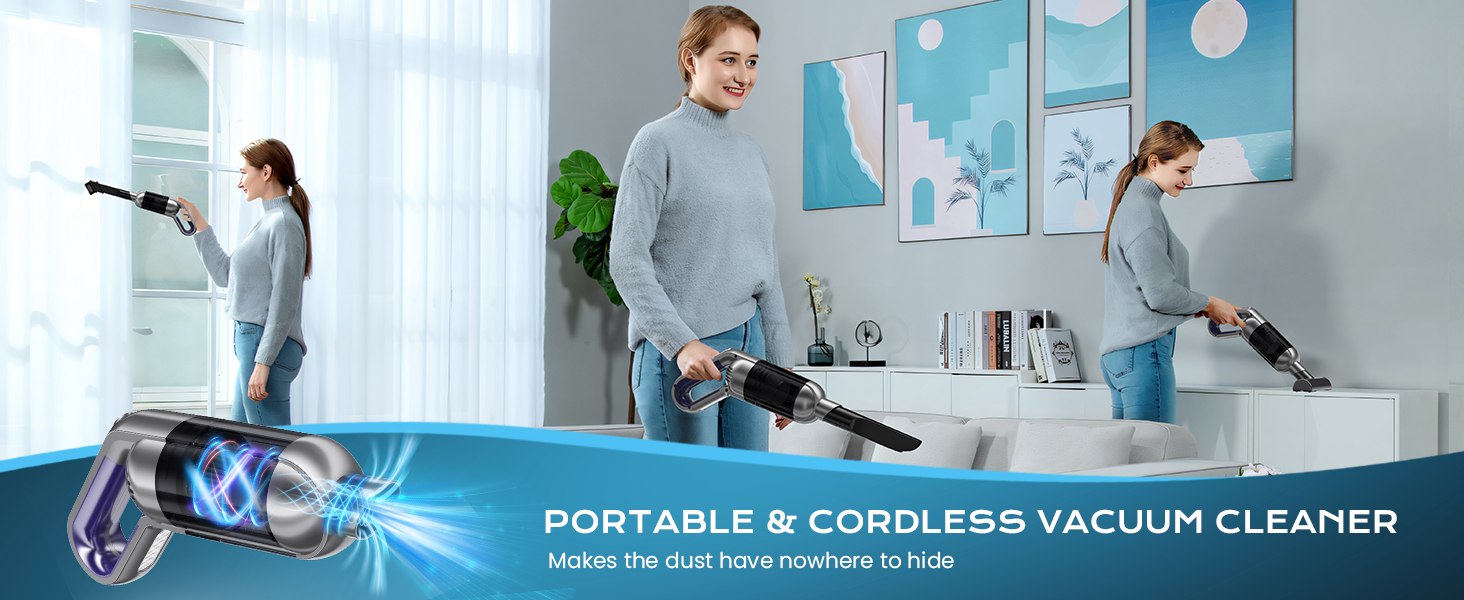 Handheld Vacuum Cordless Portable Car Vacuum