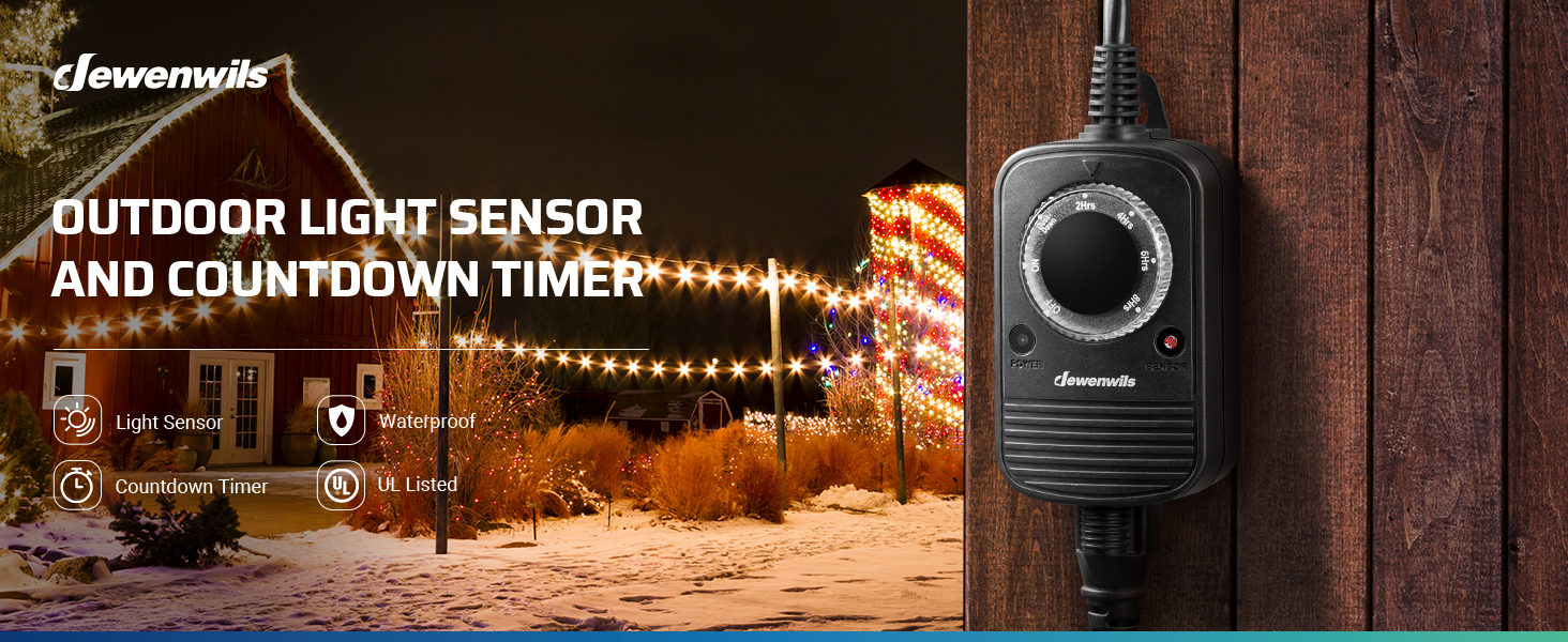 Outdoor Timer Outlet Waterproof