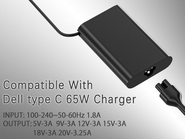 65w usb-c charger dell