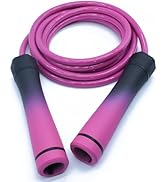 Coniflor Weighted Jump Rope, 1LB Tangle-Free Ball Bearing Rapid Speed Skipping Rope for Men Women...