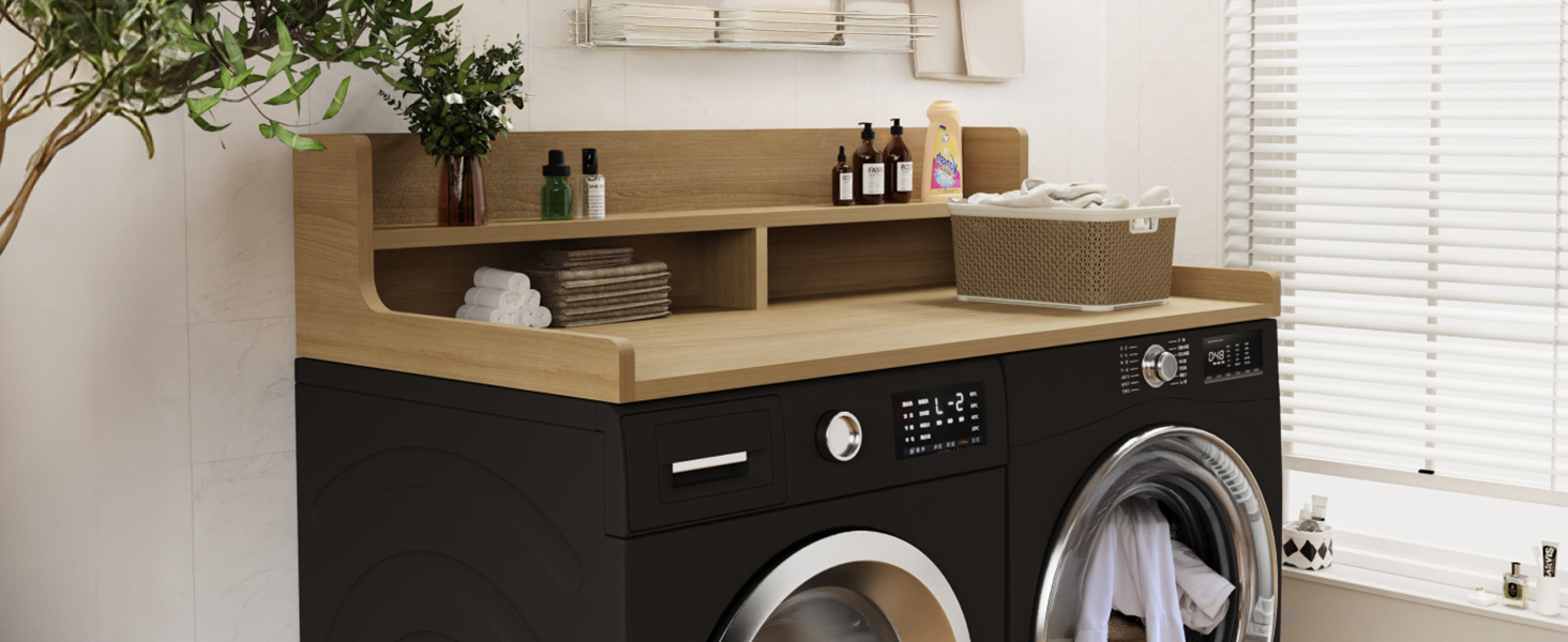 washer dryer countertop with shelf washer dryer topper laundry topper for washer dryer countertop