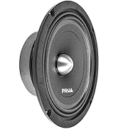 PRV Audio 8 Inch Shallow Midrange Buller Speaker 8MR400B-4 Slim, 4 Ohm, Shallow Mount Car Slim Sp...