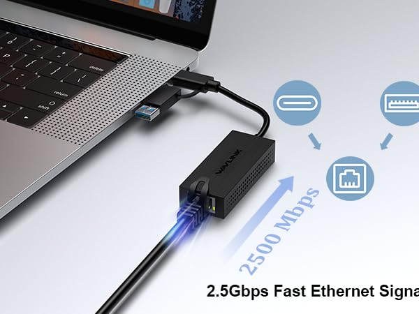2.5Gbps USB to Ethernet Adapter