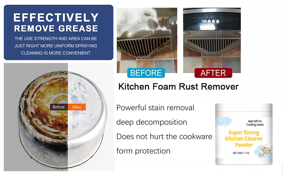EFFECTIVELY REMOVE GREASE