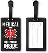 Medical Equipment Luggage Tags- Multi Functional Medical Device Luggage Tags