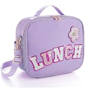 Alphatool Rectangular Insulated Lunch Bag with Adjustable Strap - 9.8''L x 8''W Reusable Easy to ...