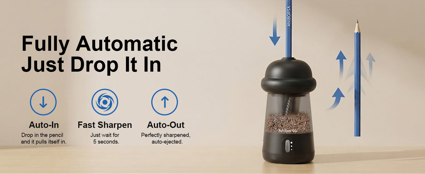 automatic electric pencil sharpener for kids