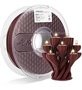 AMOLEN Rosewood PLA Filament 1.75mm, 3D Printer Wood Filament Add More Than 30% Real Wood Fiber, ...