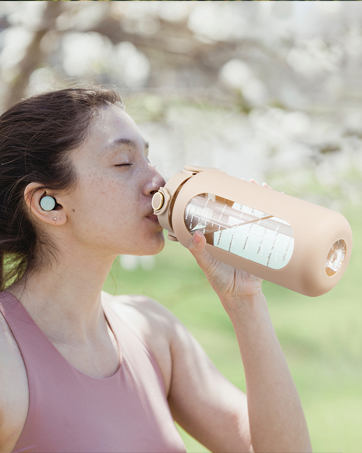 glass water bottles