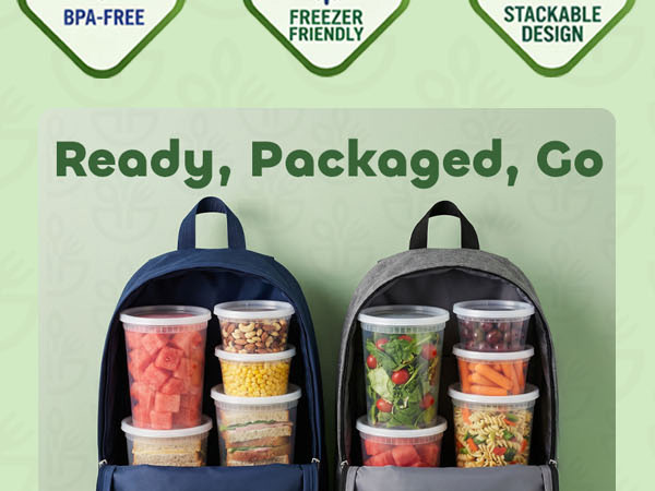plastic storage bins with lids, hot to go containers and freezer safe soup containers with lids