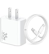 for iPad Charger Fast Charging, 35W USB C Super Fast Wall Charger Block for iPad Pro 13/12.9/11 i...