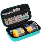Canboc Hard Carrying Case for Asthma Inhaler, Inhaler Spacer for Adults and Kids, Masks, Travel I...