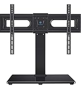 PERLESMITH Universal Swivel TV Stand Mount for 37-65,70,75 Inch LCD OLED Flat/Curved Screen TVs-H...