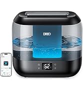 Dreo Smart Humidifier, Cool Mist Humidifiers for Bedroom, Quiet 4L Top Fill Ultrasonic Humidifier...