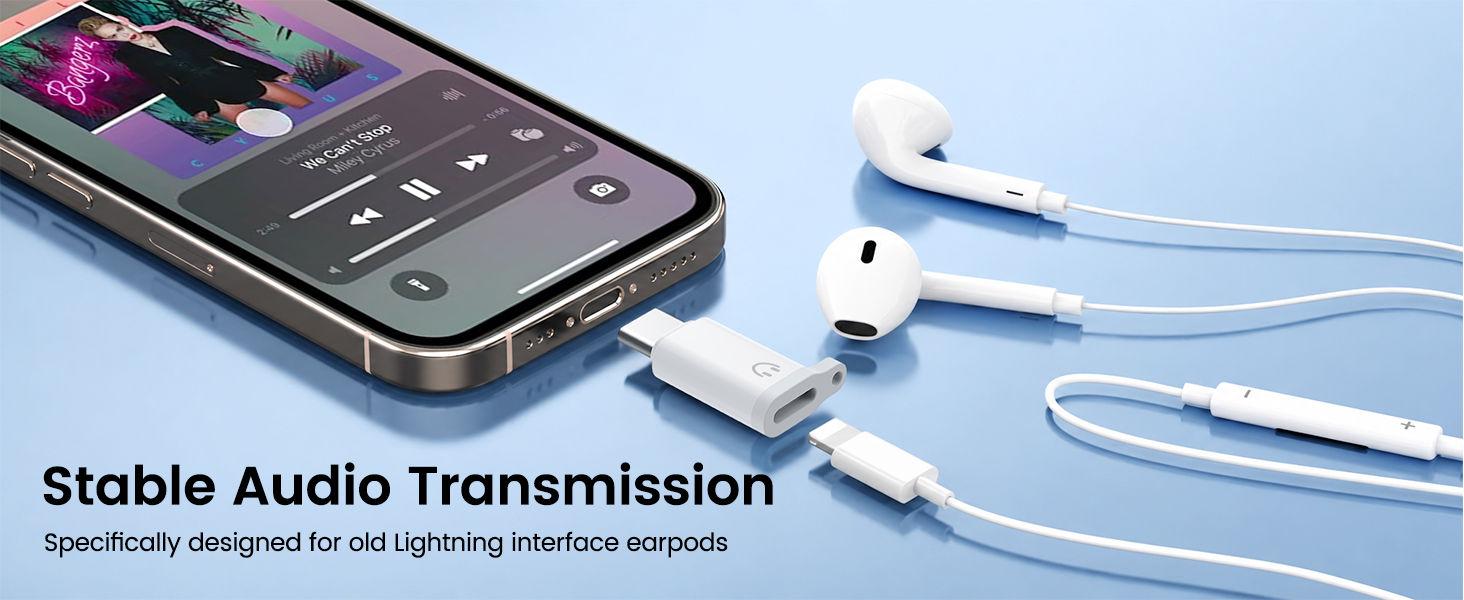lightning to usb c adapter audio