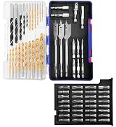 WORKPRO Drill Bit Set, 66-Pieces Impact Driver Bits Set and Screwdriver Bits Set for Screw Drivin...
