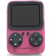 Handheld Games for Kids Pre-Loaded 296 Retro Video Games, Portable Gaming Console with Rechargeab...