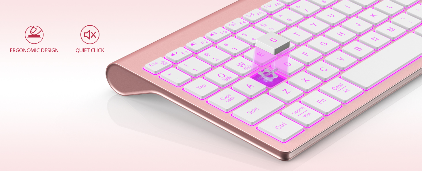 quiet keyboard and mouse wireless combo