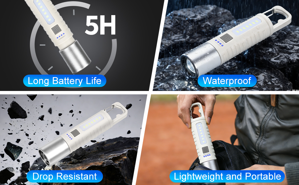 led flashlight rechargeable