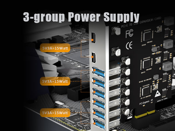 PCIe USB Expansion Card