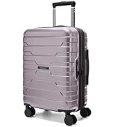 BAGSMART Carry On Luggage 22x14x9 Airline Approved with TSA Lock,20 Inch Lightweight Luggage with...